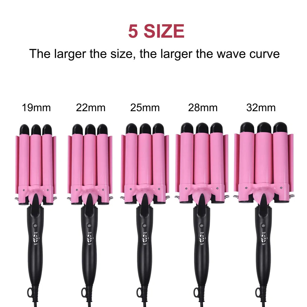 Barrels Hair Curling Iron - WanderMart Co.