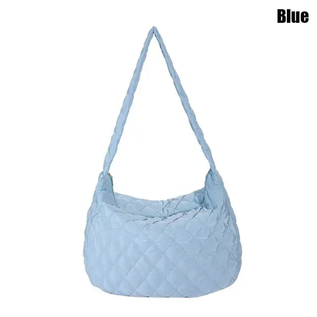 Women Large Capacity Quilted Tote Bag - WanderMart Co.