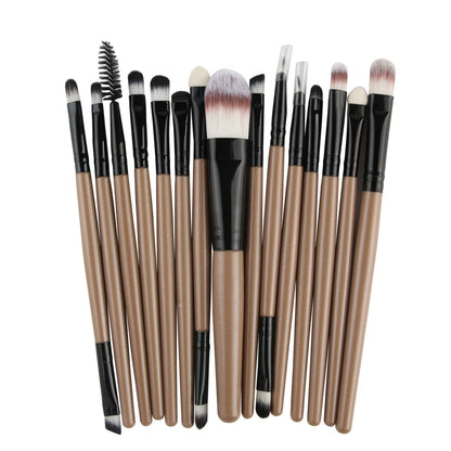 15 Pieces Makeup Brush Set - WanderMart Co.