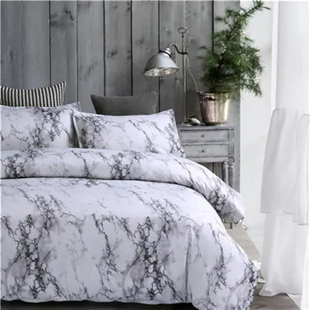 Marble Duvet Cover Bedding Sets - WanderMart Co.