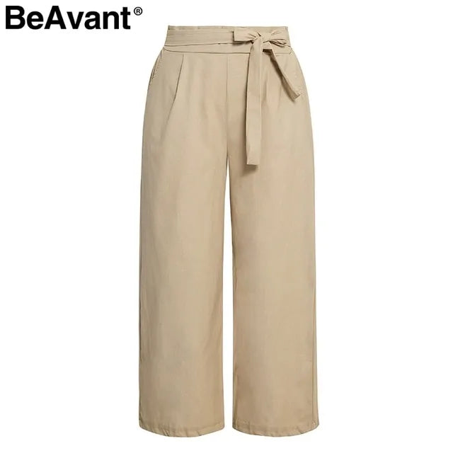 Casual Cotton Linen Summer Pants - WanderMart Co.