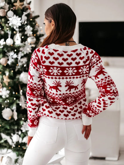 Winter Christmas Sweaters Long Sleeve - WanderMart Co.