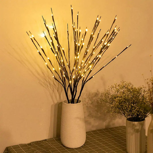 LED Willow Branch Lamp: Elegant Home Decor Accent - WanderMart Co.