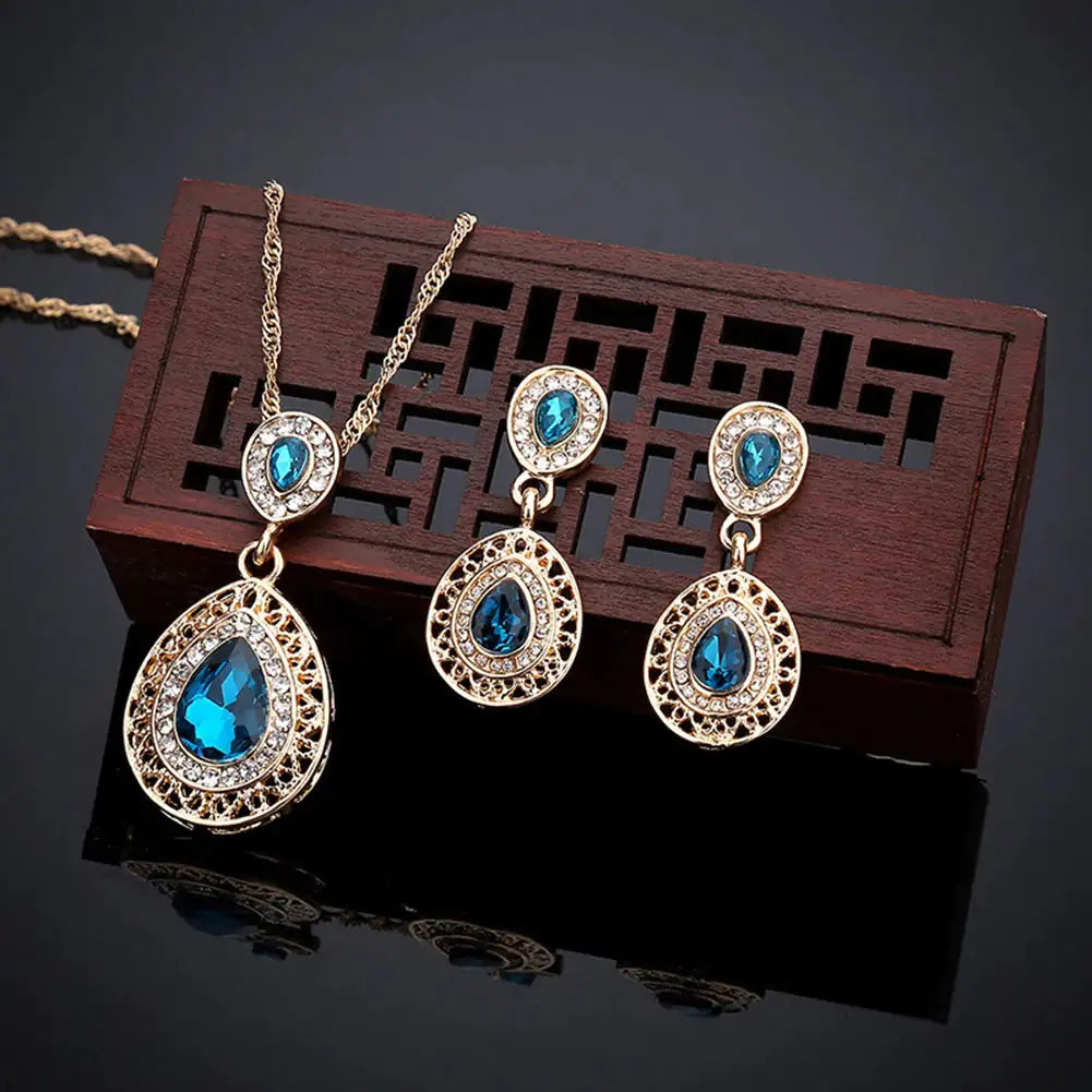 Blue Lans Jewelry Set - WanderMart Co.