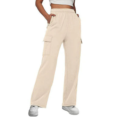 Women's Casual Pocket Overalls: Stylish and Functional Pants - WanderMart Co.