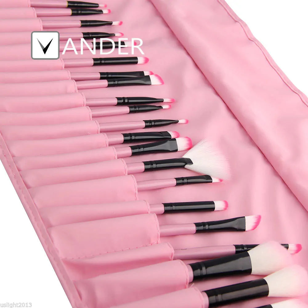 32-Piece Professional Makeup Brush Set - WanderMart Co.