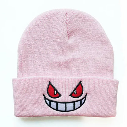 Cartoon Mouth Eyes Beanie - WanderMart Co.