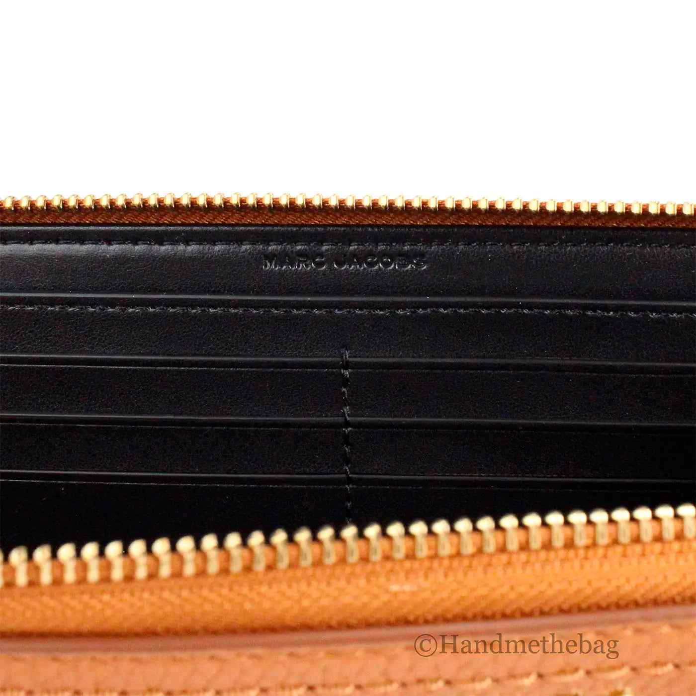 Marc Jacobs Large Smoked Almond Leather Continental Phone Wallet - WanderMart Co.