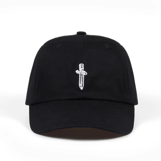 Cotton Baseball Cap Sword Embroidery Trucker Hats - WanderMart Co.