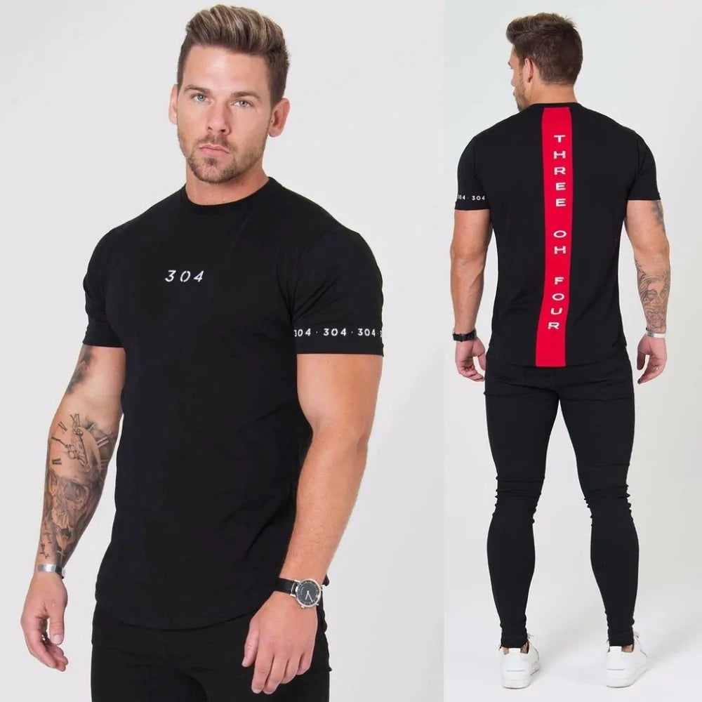 Clothing Fitness Tees Men - WanderMart Co.