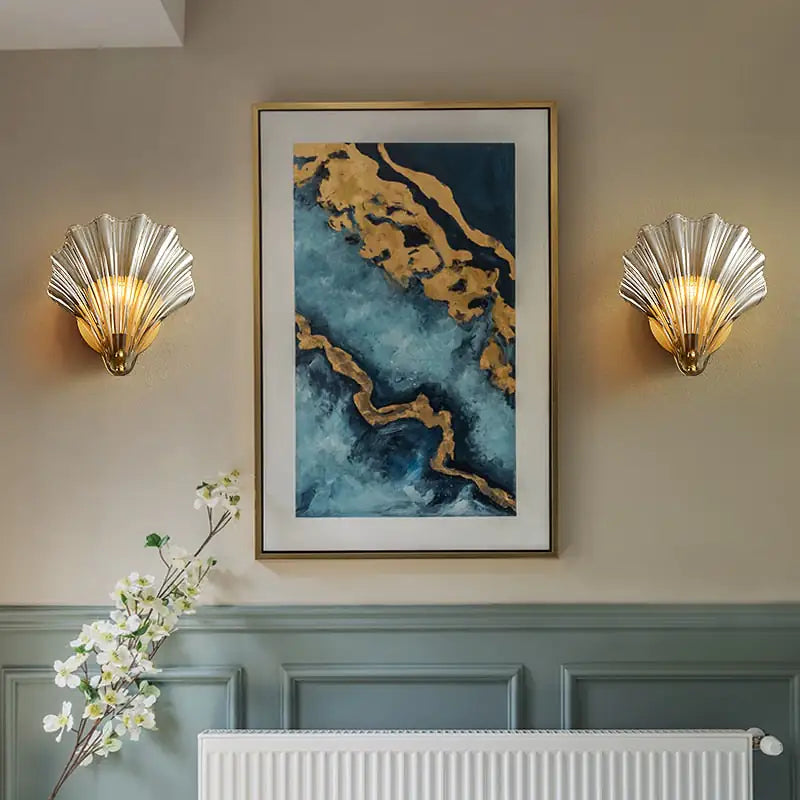 Creative Copper Shell Wall Lamp - WanderMart Co.