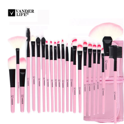 32-Piece Professional Makeup Brush Set - WanderMart Co.