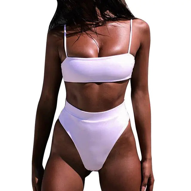 Brazilian Ribbed Bikini Set: Sizzling - WanderMart Co.