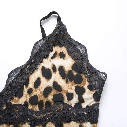 Vitalic Leopard Mini Dress - WanderMart Co.