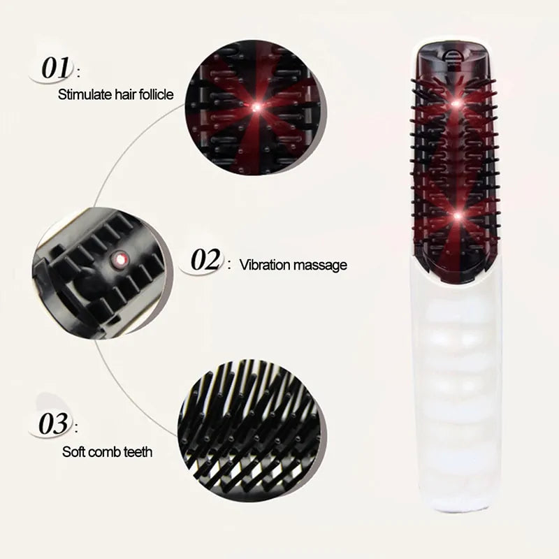 Laser Hair Regrowth Massager Comb - WanderMart Co.