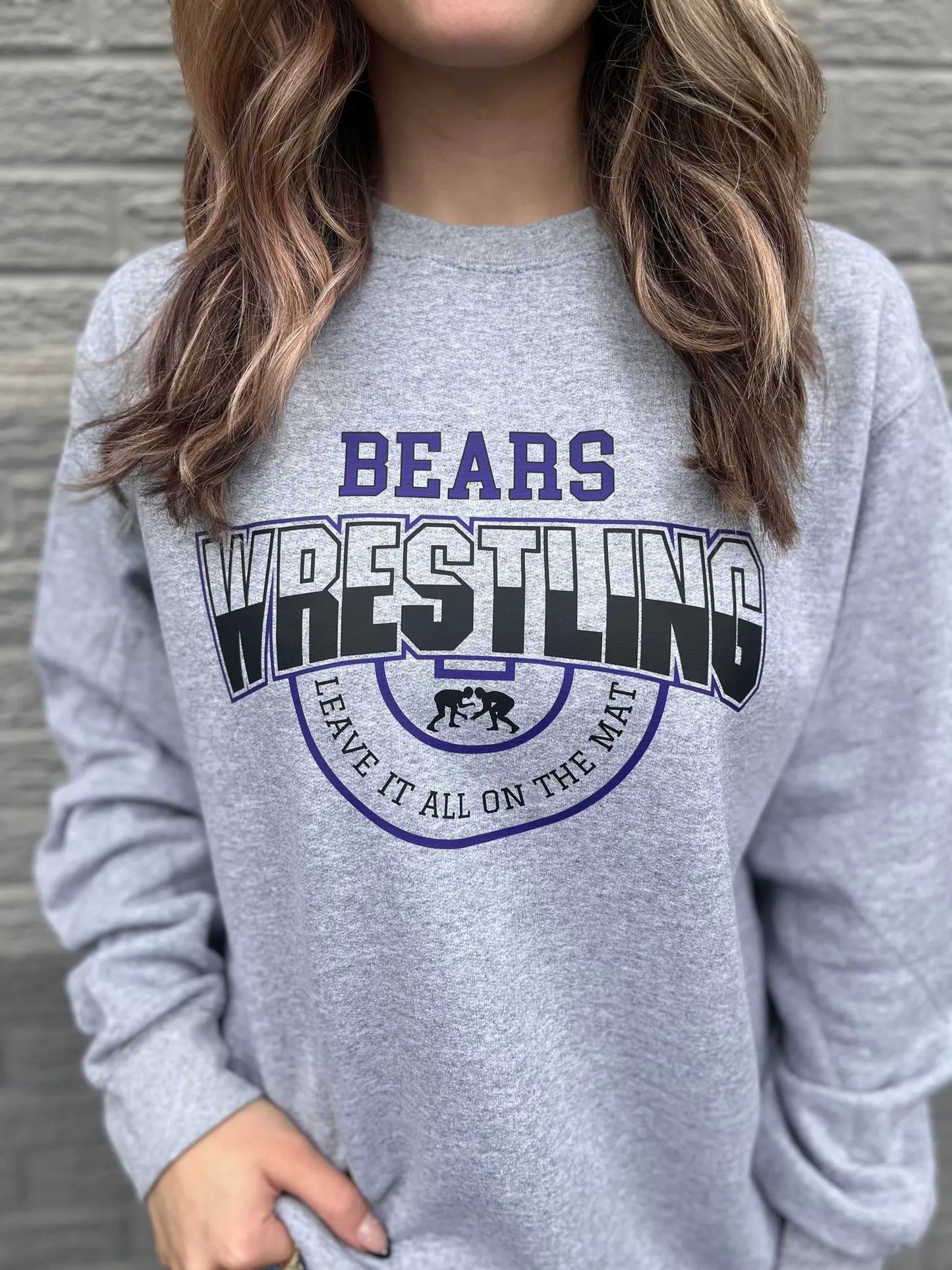 Custom Wrestling Mascot Sweatshirt - WanderMart Co.