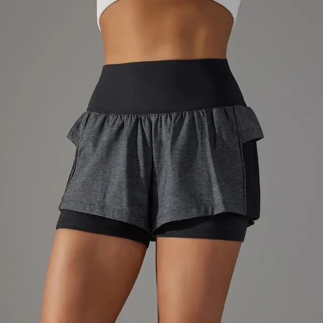 Women Gym Sport Running Shorts - WanderMart Co.