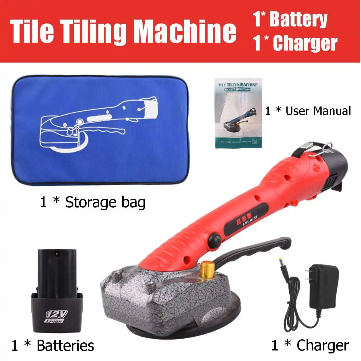 Tile Floor Vibrator Leveling Tool - WanderMart Co.