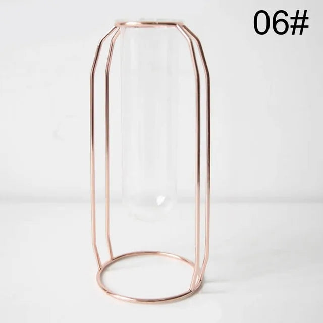 Creative Golden Glass Vase - WanderMart Co.