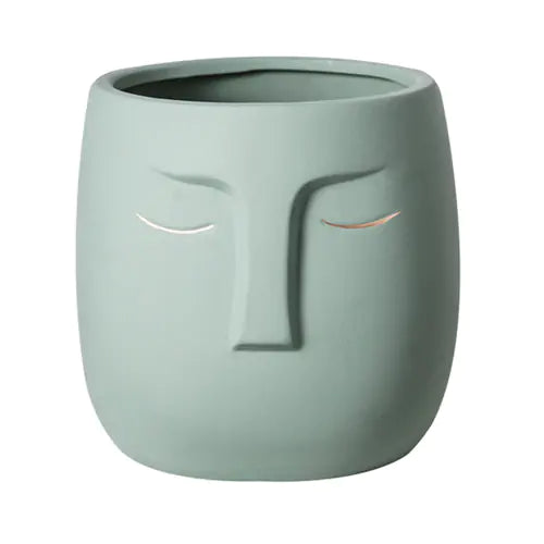 Ceramic Face Living Room Vase - WanderMart Co.