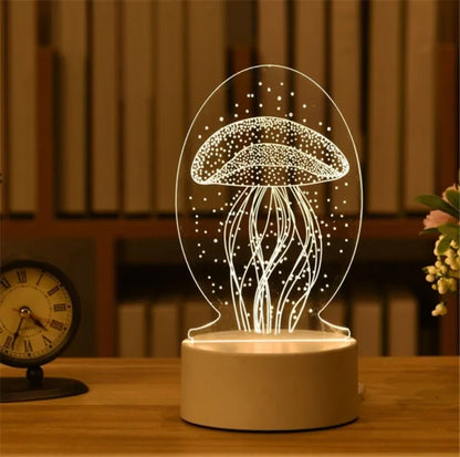 3D Acrylic Lamp for Decoration - WanderMart Co.