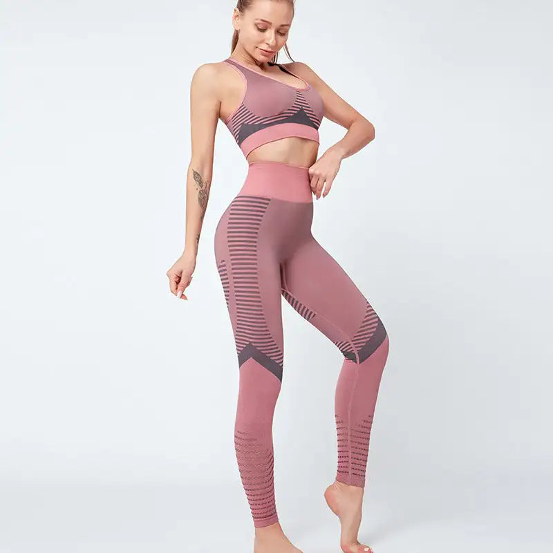 Seamless Yoga Pants Sportswear High Waist Women Gym - WanderMart Co.