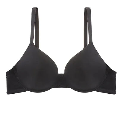 Glossy Push-up Large Bra Soft Steel Ring Adjustable Bra - WanderMart Co.