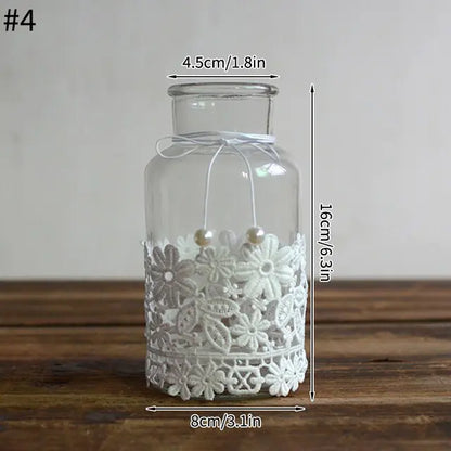 Modern Transparent Cactus Glass Vase for Room Decoration - WanderMart Co.