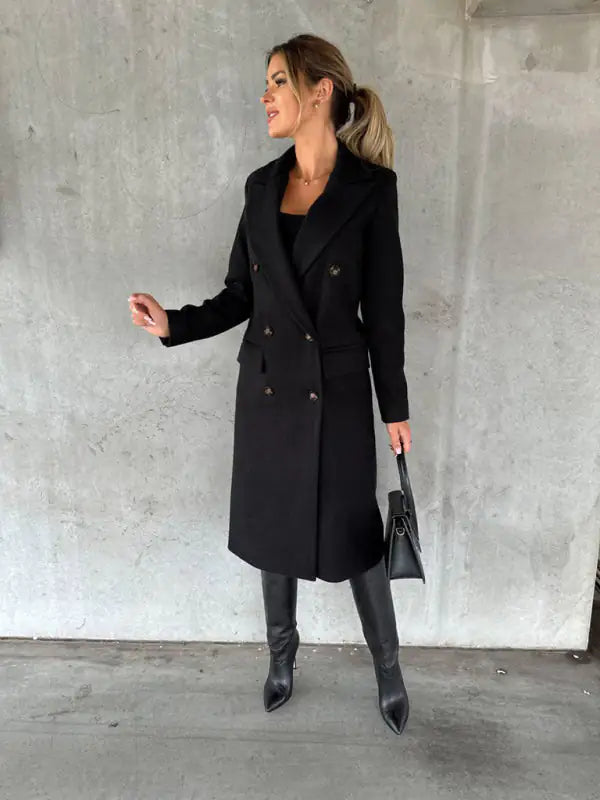 Business Casual Overcoat for Women - WanderMart Co.