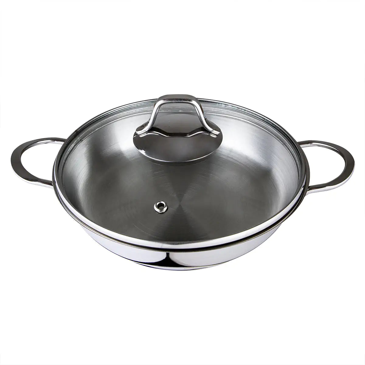 Serenk Modernist Stainless Steel Omelette Pan, 20 cm - WanderMart Co.