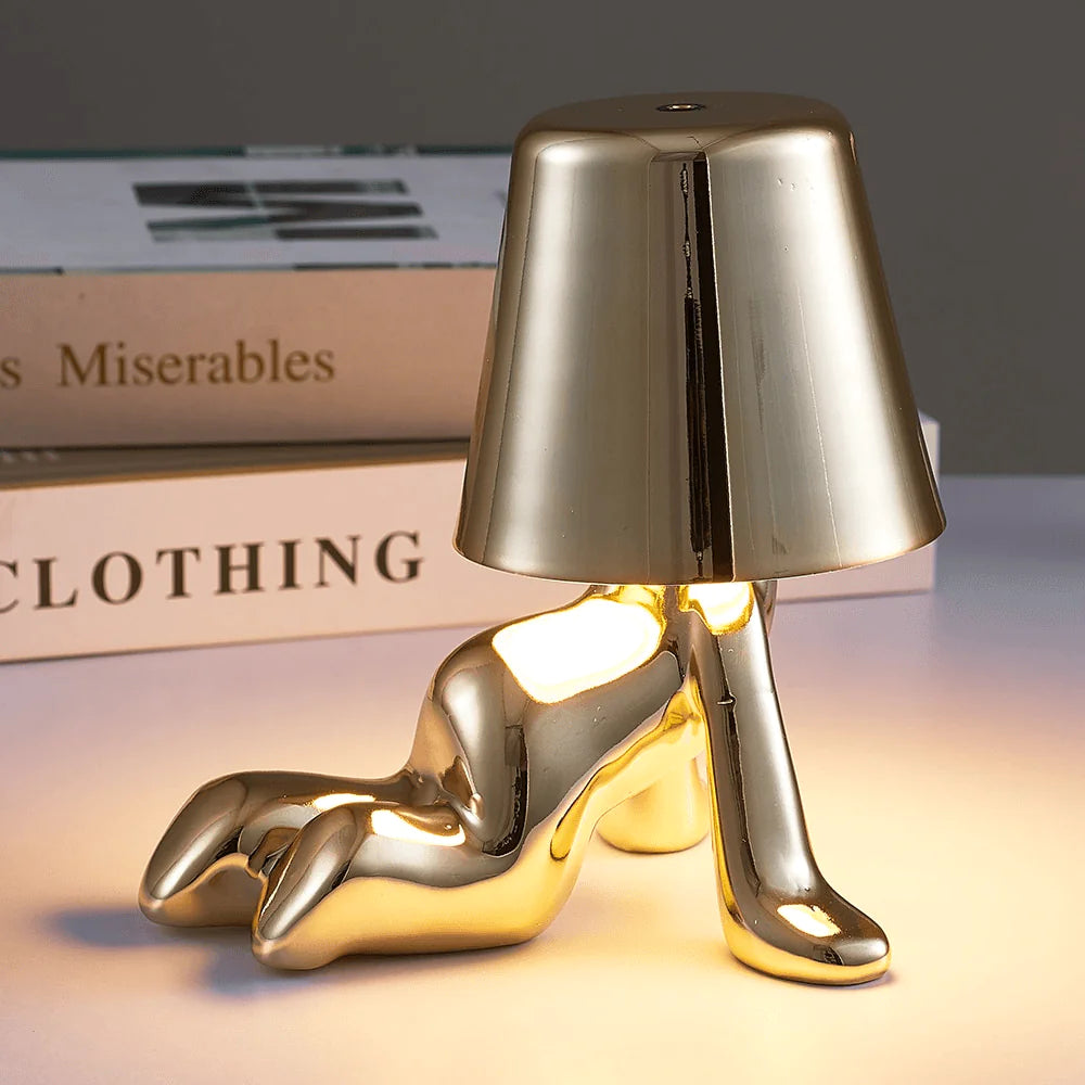 Muse Little Man Rechargeable Table Lamp - WanderMart Co.