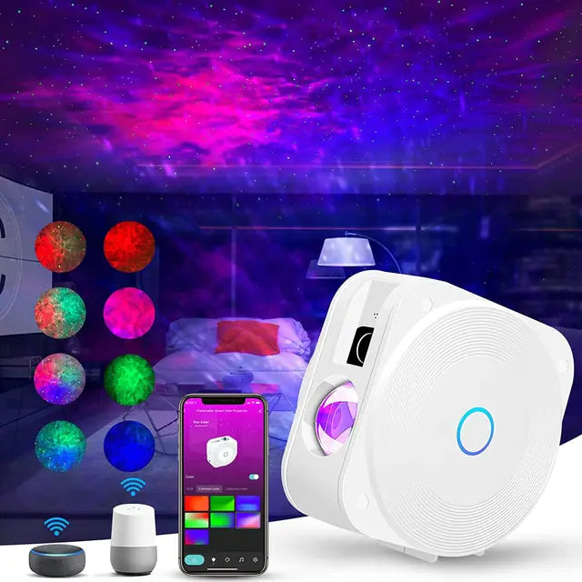 Smart Galaxy Projector: Colorful Starry Sky - WanderMart Co.