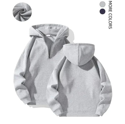 Men's Zipper Hoodie Loose Sports Sweater - WanderMart Co.