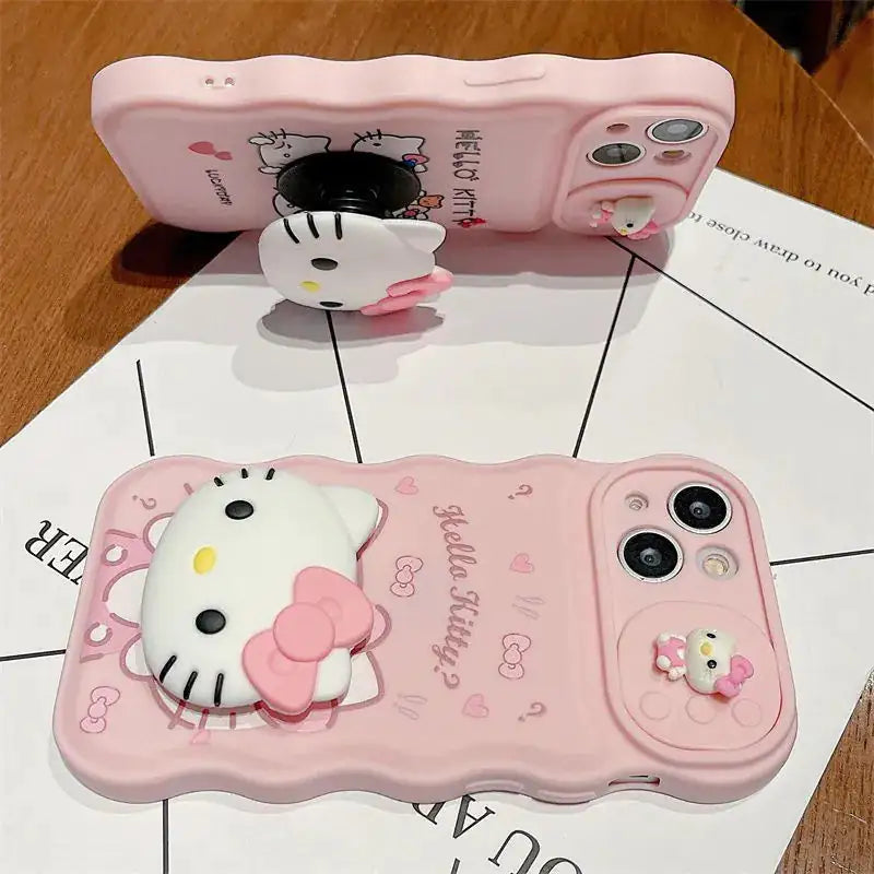 Hello Kitty Sliding Camera Phone Case - WanderMart Co.