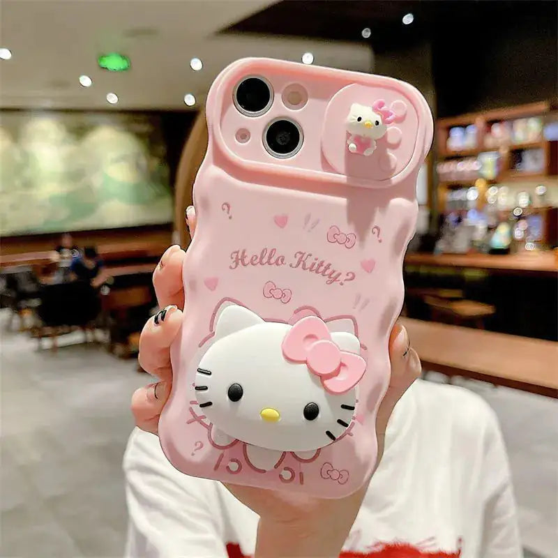 Hello Kitty Sliding Camera Phone Case - WanderMart Co.