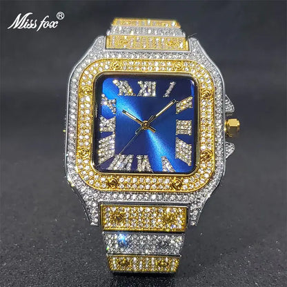 Ice Out Diamond Square Watch - WanderMart Co.