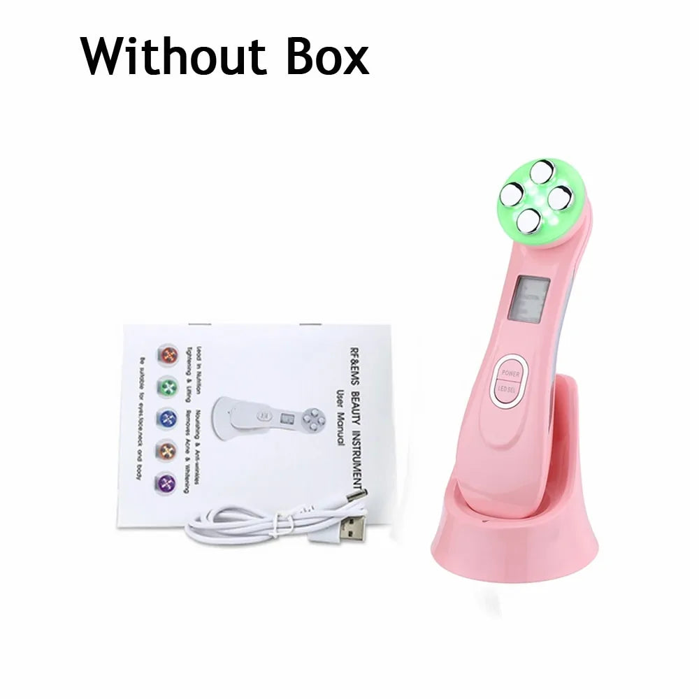 Facial 5-In-1 LED Skin Tightening Beauty - WanderMart Co.