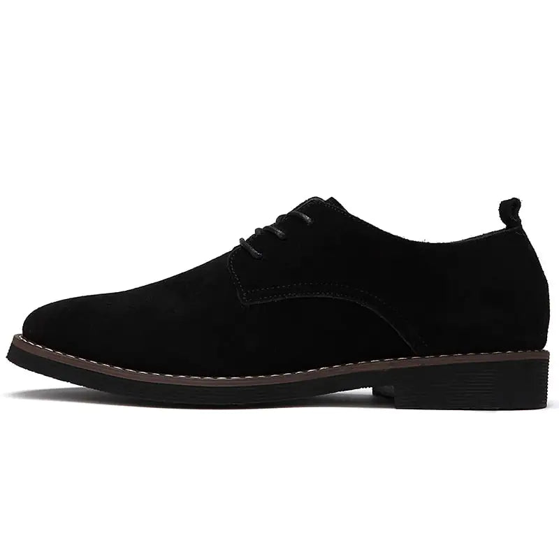 The Roxida - Suede Leather Oxford Shoes For Men - WanderMart Co.