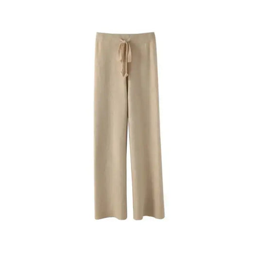 High Waisted Drawstring Pants - WanderMart Co.