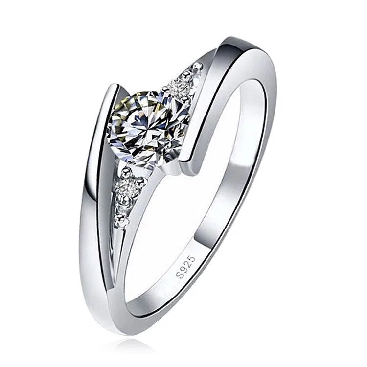 Silver Color Promise Rings - WanderMart Co.