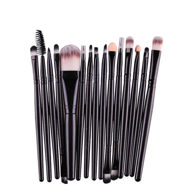 15 Pieces Makeup Brush Set - WanderMart Co.