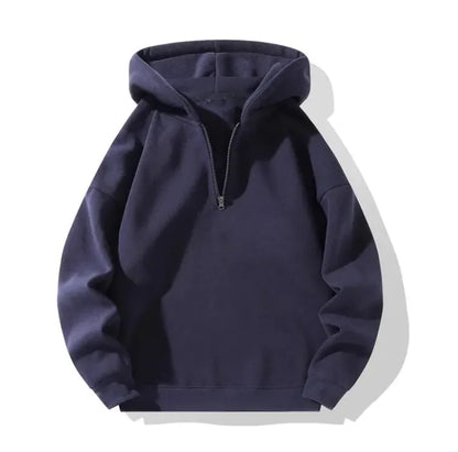 Men's Zipper Hoodie Loose Sports Sweater - WanderMart Co.