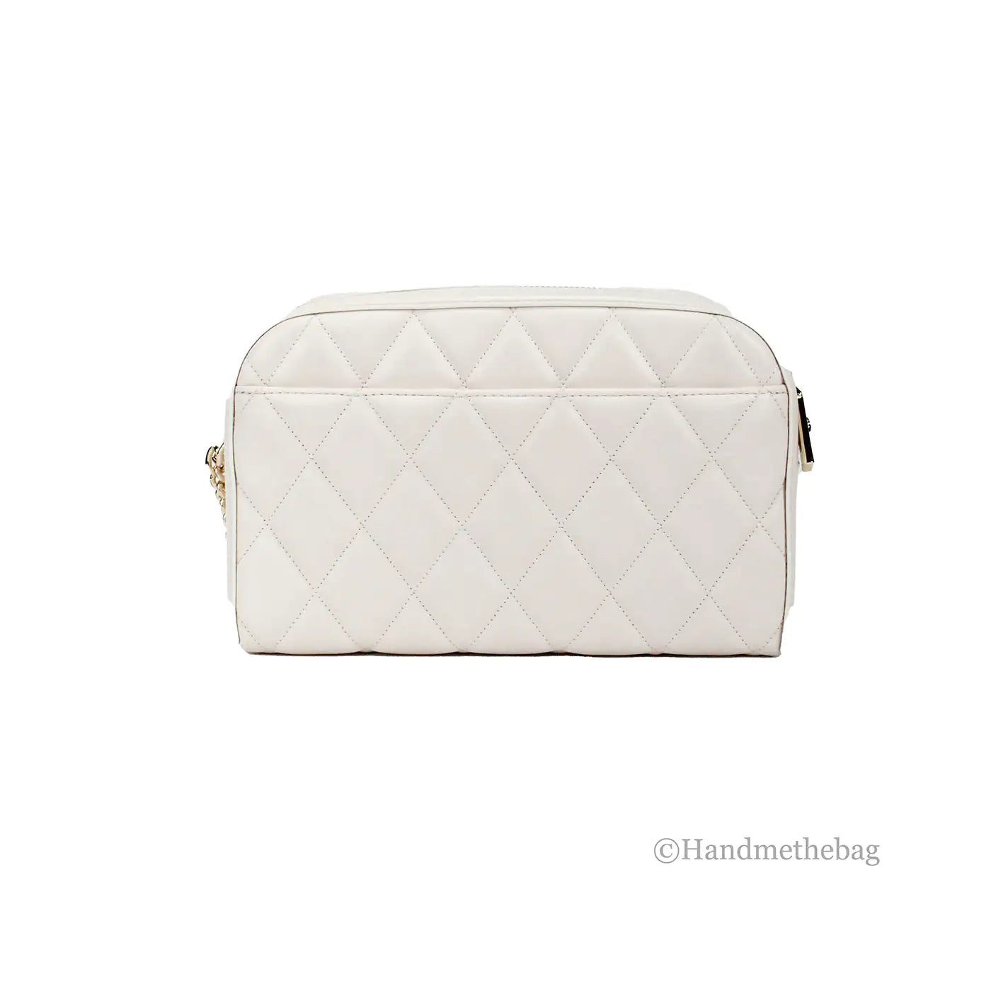 Kate Spade Carey Mini Parchment Quilted Camera Crossbody Bag - WanderMart Co.