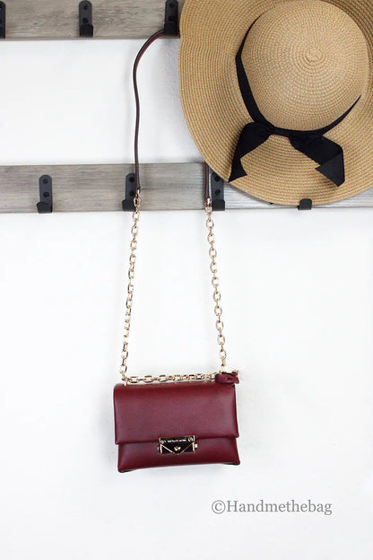 Michael Kors Cece Small Cherry Vegan Convertible Flap Crossbody - WanderMart Co.