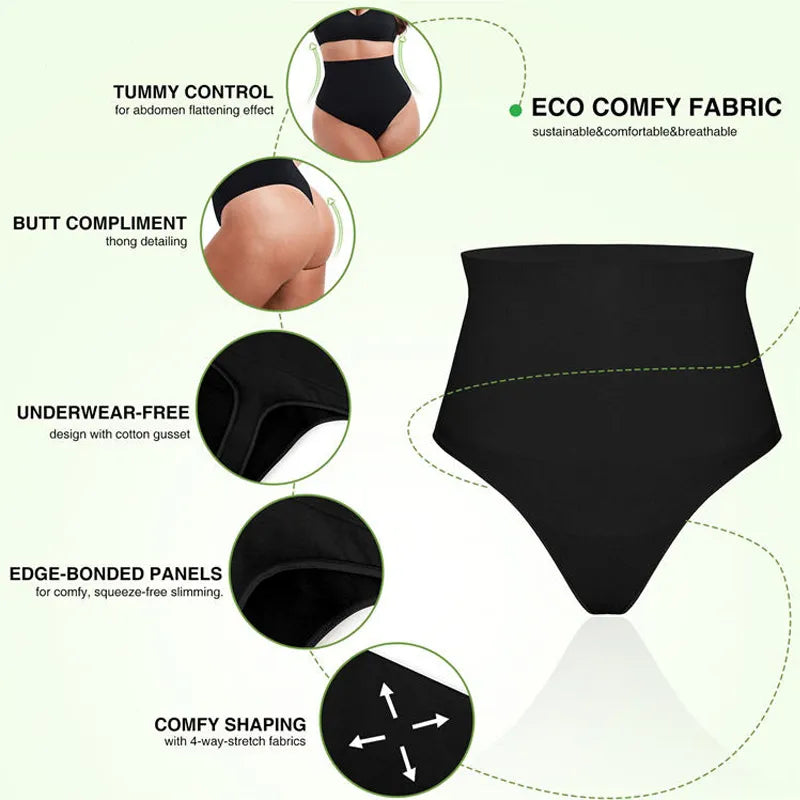 High Waist Tummy Control Panties - WanderMart Co.