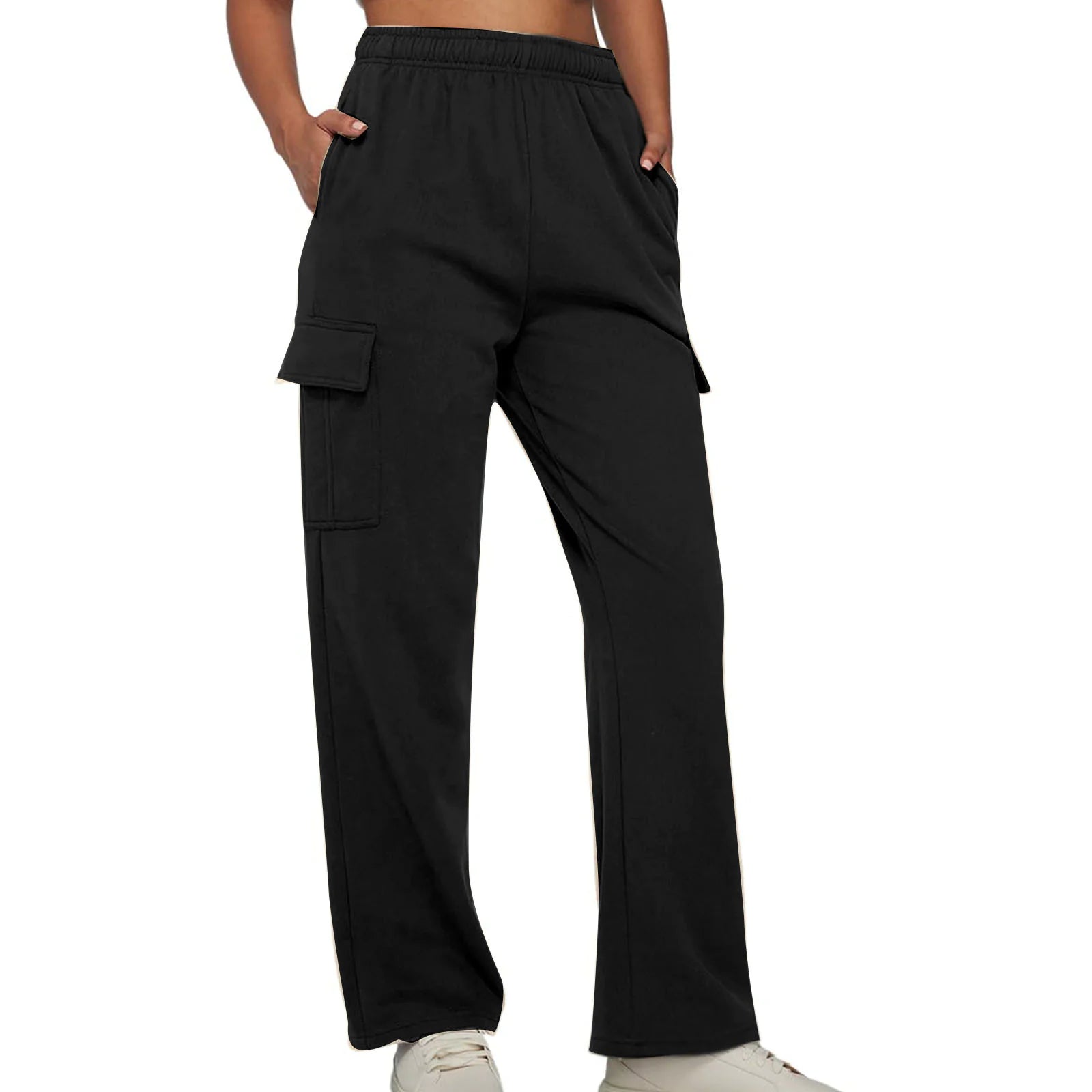 Women's Casual Pocket Overalls: Stylish and Functional Pants - WanderMart Co.