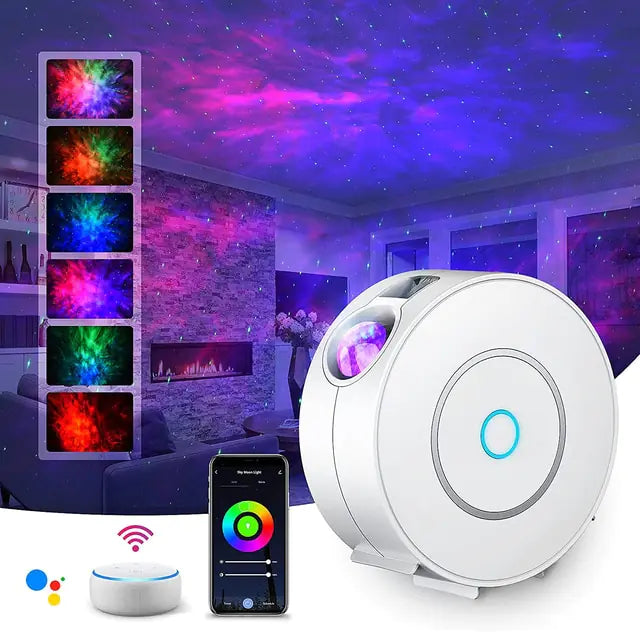 Smart Galaxy Projector: Colorful Starry Sky - WanderMart Co.