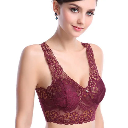 Wirefree Romance Lace Bra - WanderMart Co.