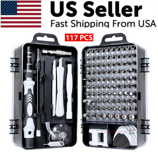 Magnetic Screwdriver Bit Set For iPhone Macbook Tool Kit Set Repair Watch 117PCS - WanderMart Co.