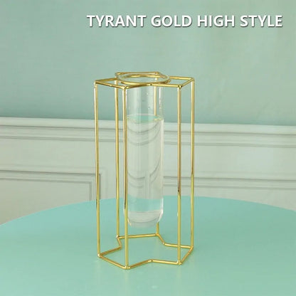 Creative Golden Glass Vase - WanderMart Co.